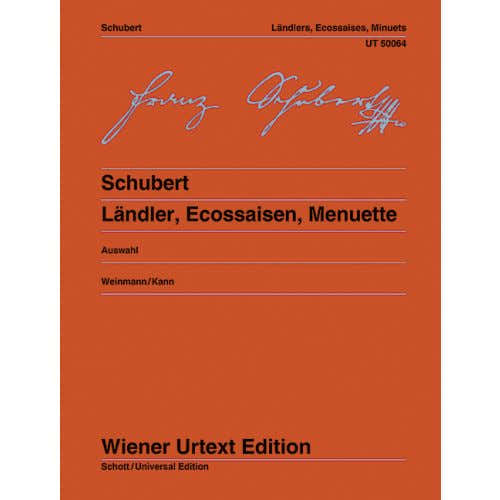 SCHUBERT F. - LANDLER ECOSSAISEN MENUETTE - PIANO