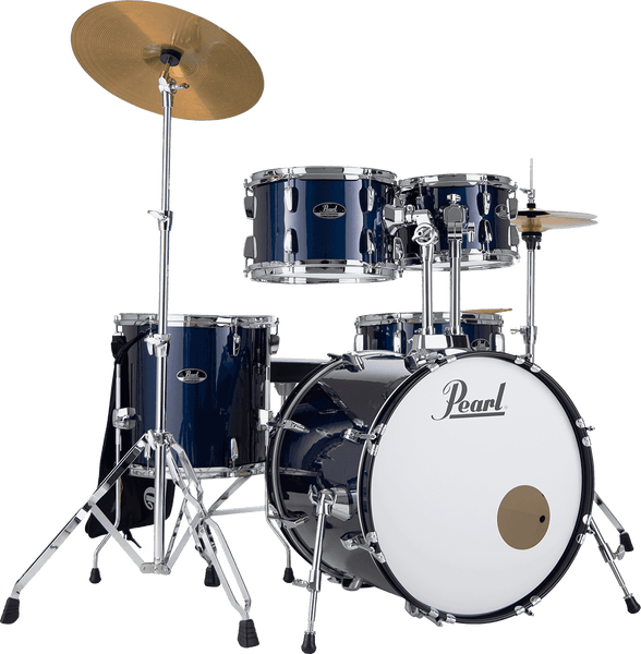 Pearl ROADSHOW FUSION 20 ROYAL BLUE METALLIC + SOLAR CYMBALS