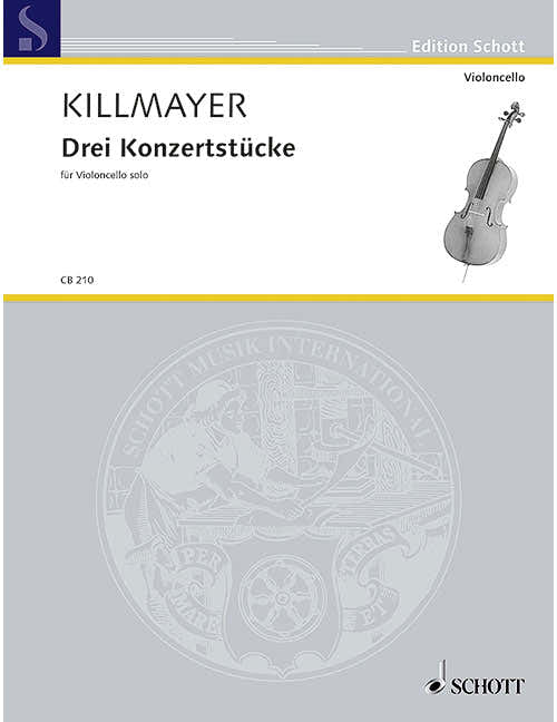 Killmayer - 3 Concert Pieces - Violoncelle