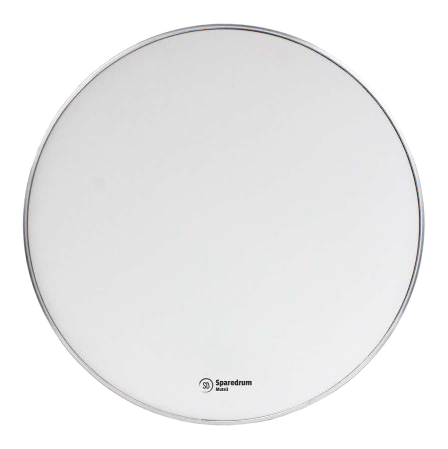 M3W16 - 16" MESH HEAD MUTE 3-PLY - SILENT - WHITE