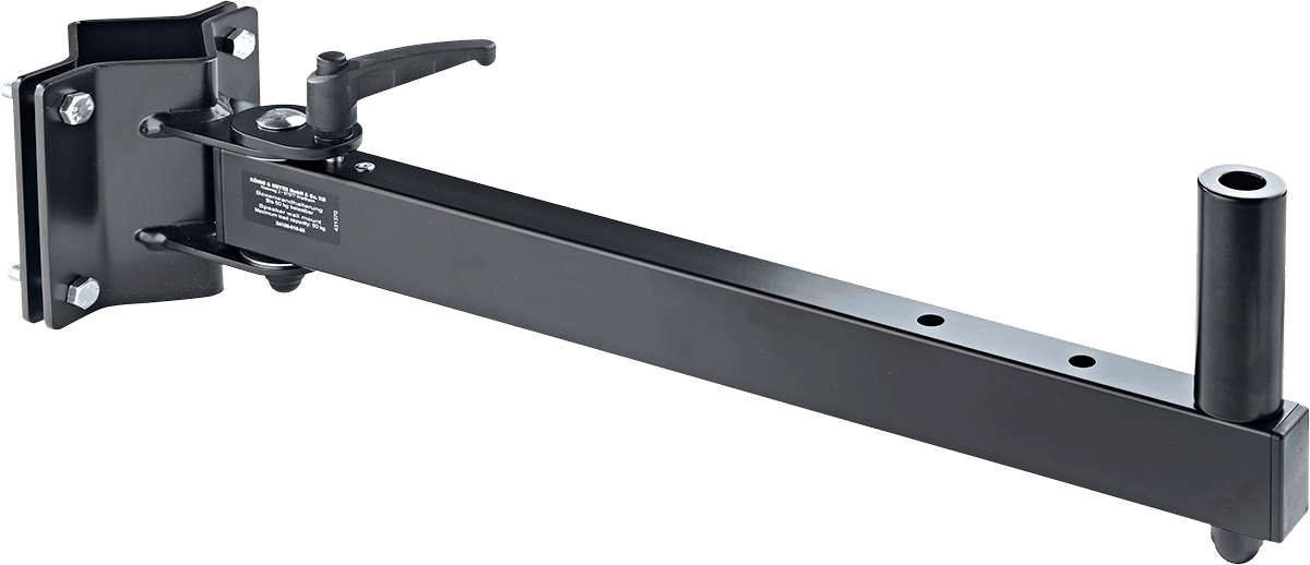 24150-000-55 Suporte de parede preto para altifalante