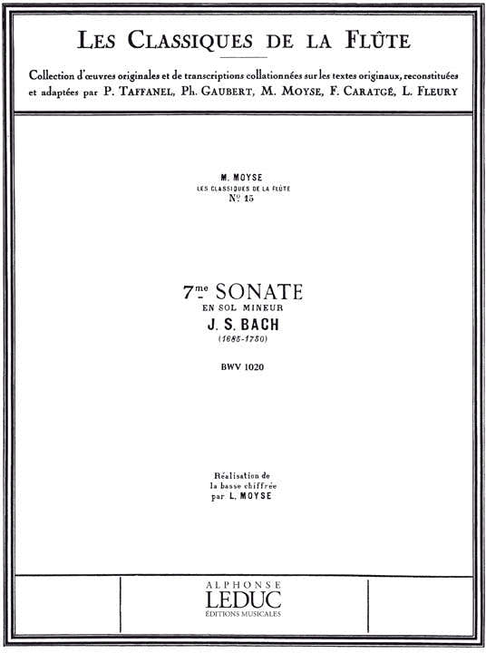 Sonata n.º 7 BWV1020 em sol menor