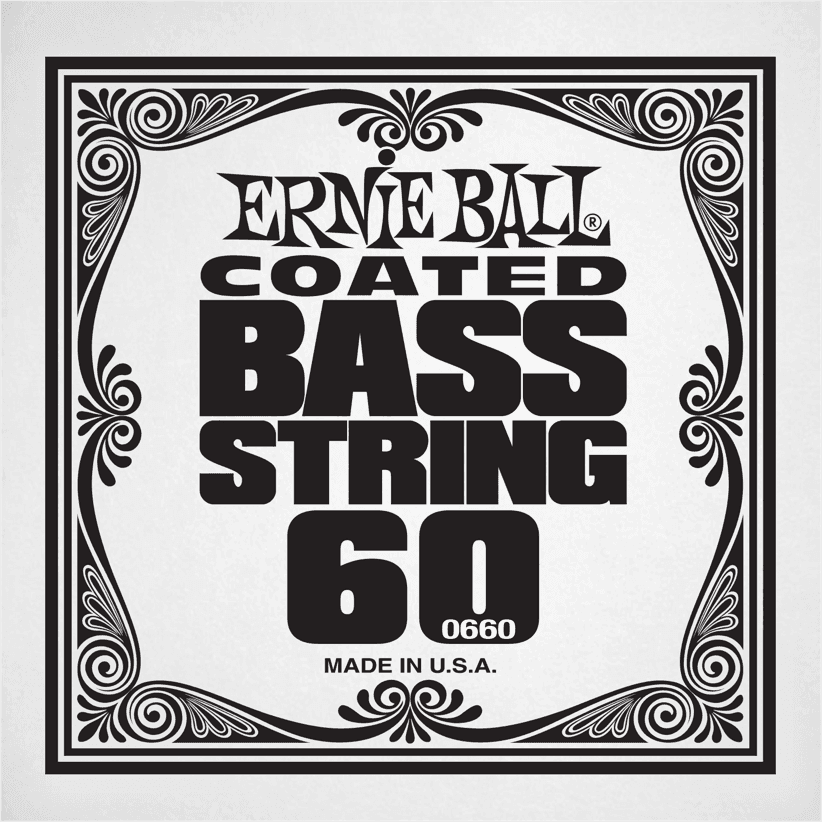 .060 COATED NICKEL WOUND ELECTRIC BASS STRING SINGLE
