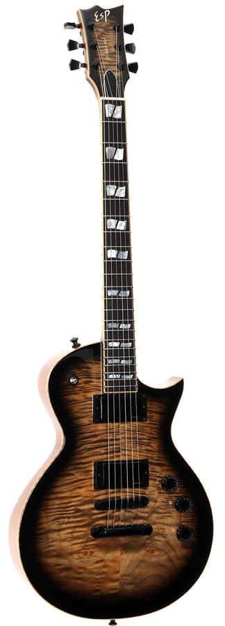 USA Eclipse Bordo acolchoado Fishman Preto translúcido Sunburst