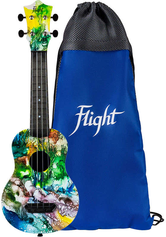 Ultra Travel Soprano Ukulele - Underwater -