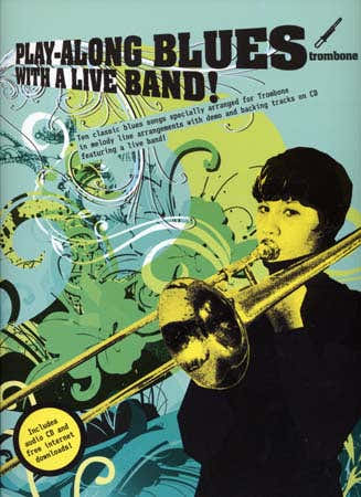 Blues para acompanhar com uma banda ao vivo + CD - Trombone