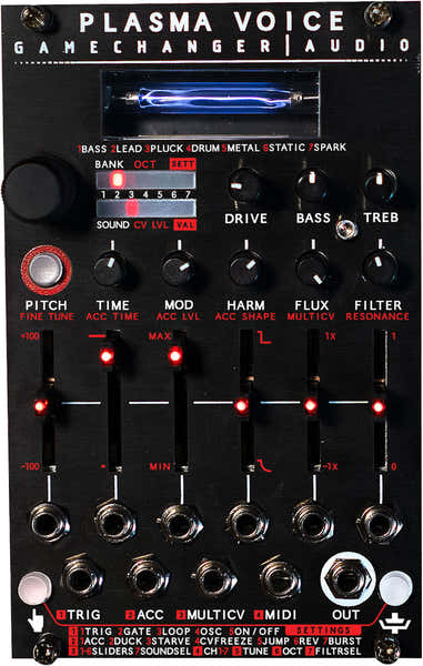 Gamechanger Audio Módulo Eurorack sintetizador de voz Plasma