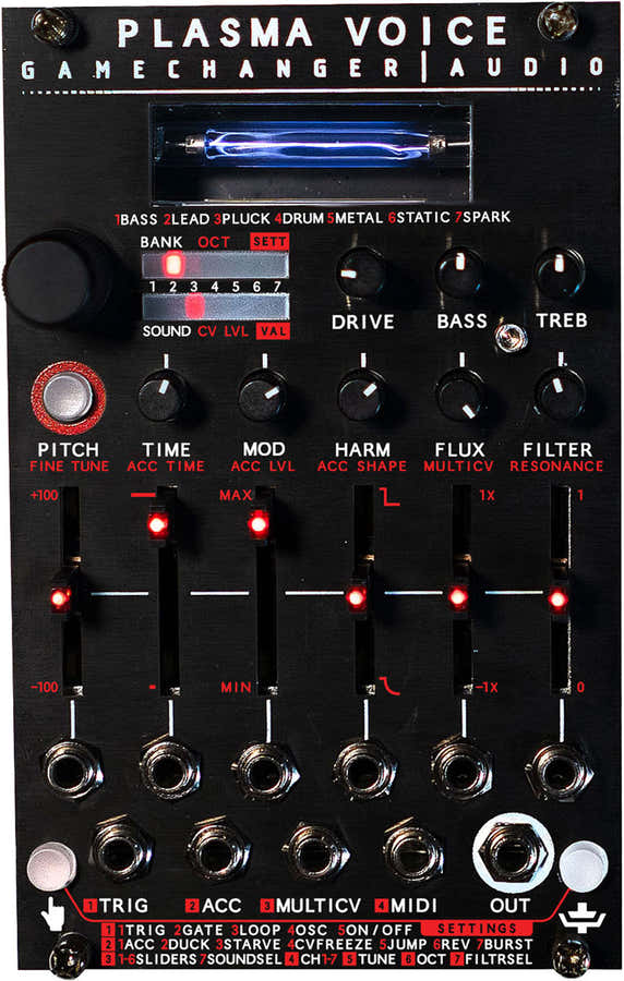 Módulo Eurorack sintetizador de voz Plasma