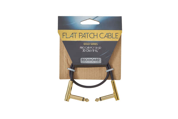 Cabo patch plano da série Gold CAB-pc-F-30-gd