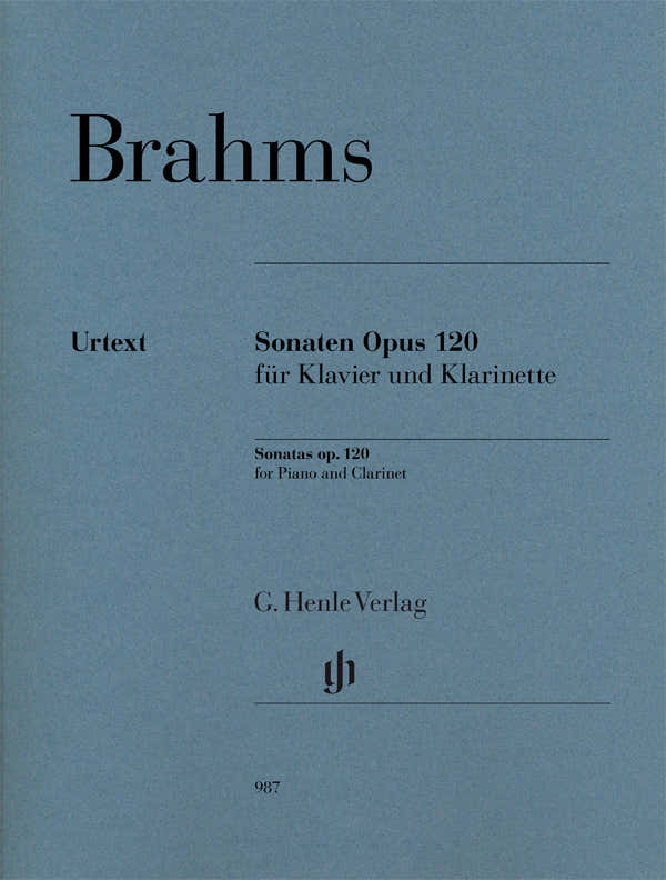 Brahms J. - Klarinettensonaten Op.120 - Clarinette & Piano