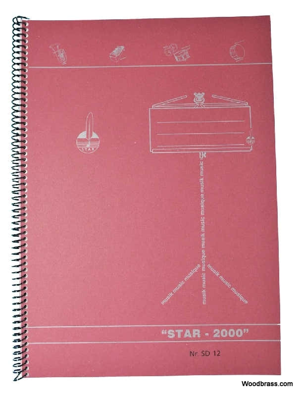 Caderno De Música 12 Pautas + Encadernação Espiral