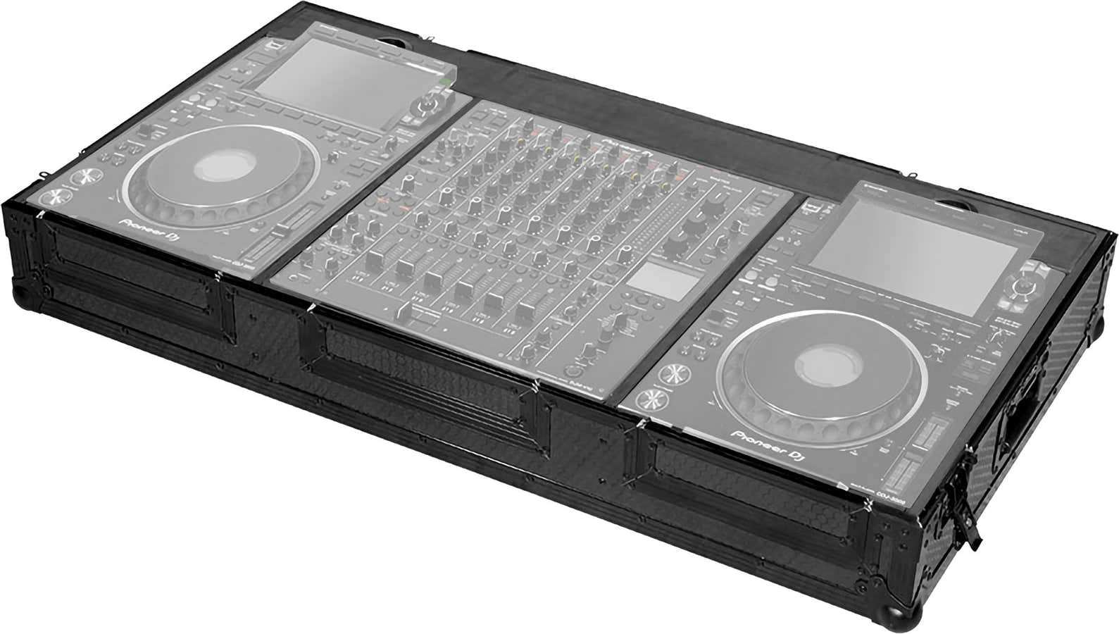 Flight Mesa de DJ CDJ-3000/DJM-V10/DJM-A9 Preto