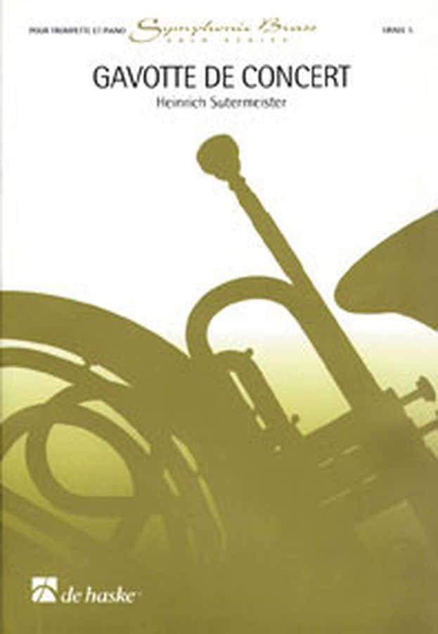 Suteister H. - Gavotte De Concert - Trompete Piano