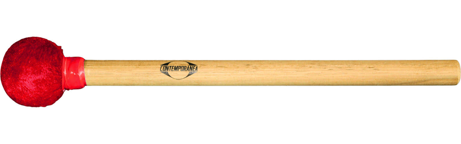 Wooden surdo mallet 40cm - Red