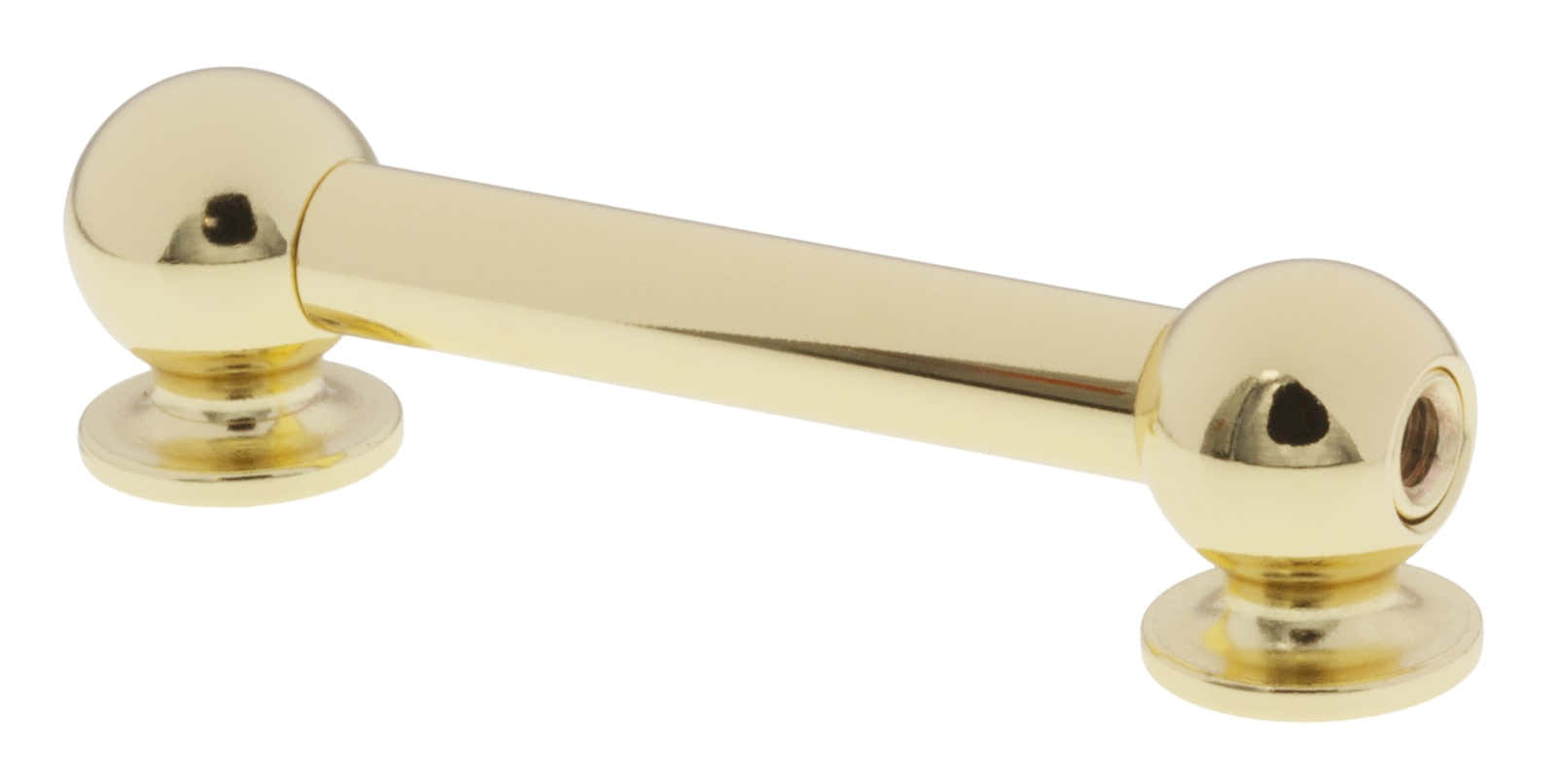 TL13D70-BR Caneco Tubular 70mm Latão De Dois Tirantes X1