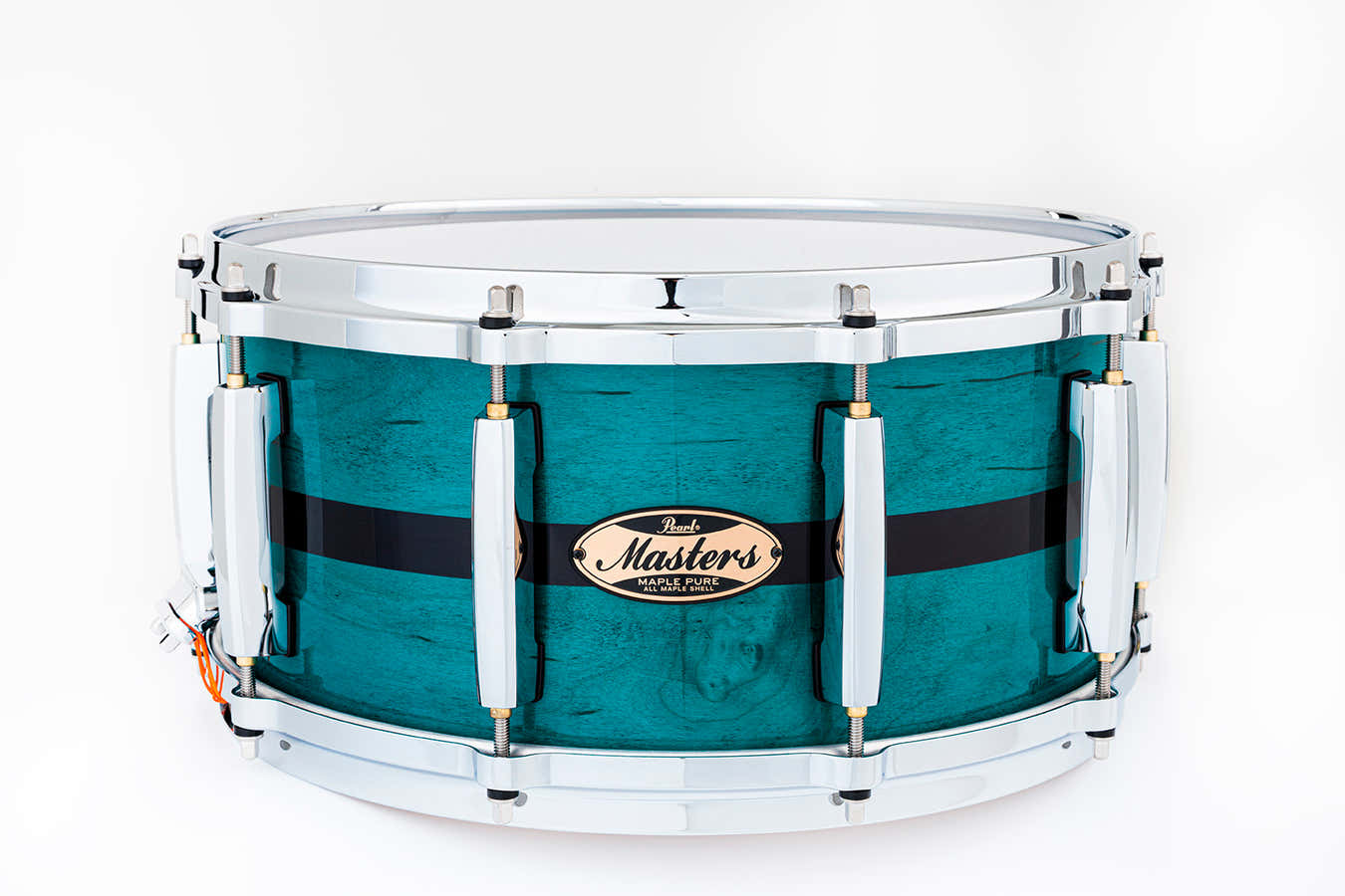 Masters Maple Pure 14X6,5 Aqua Turquesa às Riscas