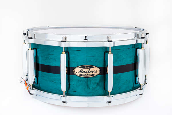 Masters Maple Pure 14X6,5 Aqua Turquesa às Riscas