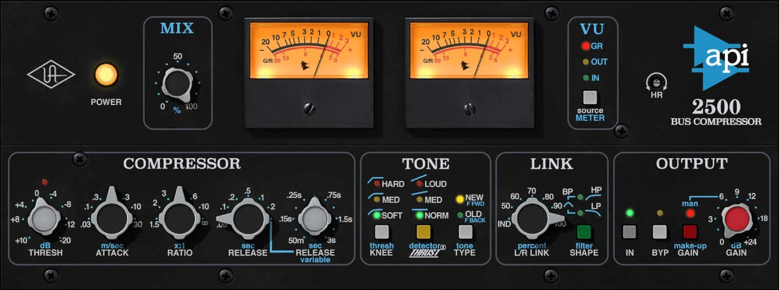 UAD API 2500 Compressor de bus