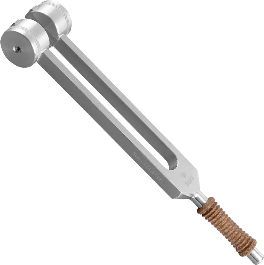 Diapasão terapêutico profissional - Sol 126,22 Hz