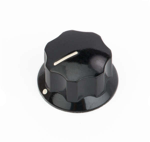 Deluxe Jazz Bass Botão concêntrico superior preto