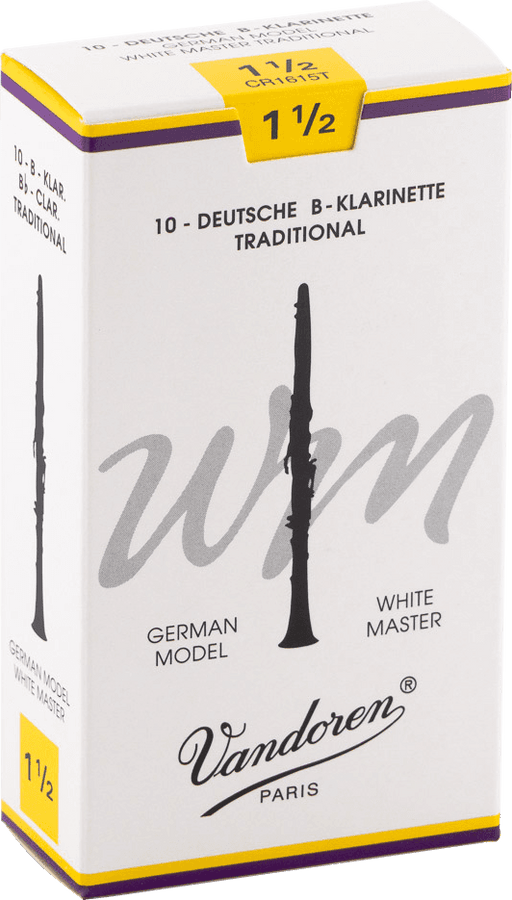ANCHE CLARINETTE 10 ANCHES WHITE MAST TRAD 1,5