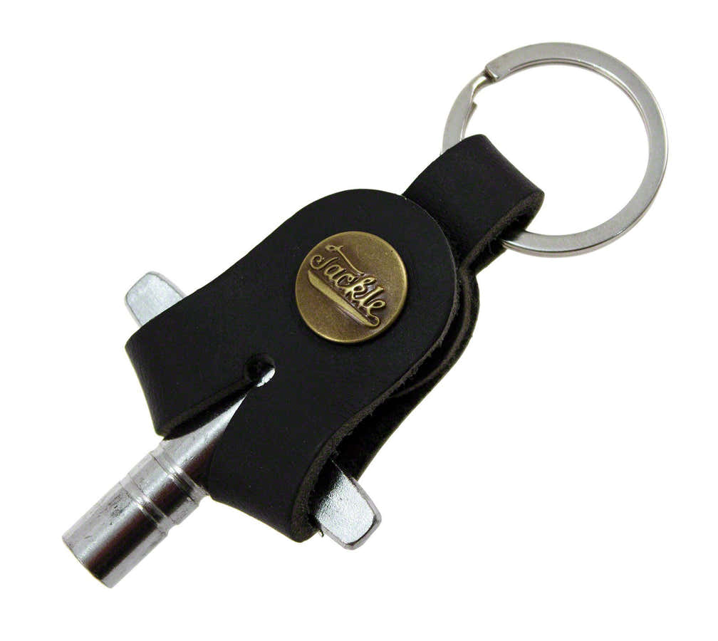 Chave De Afinação + Porta-Chaves De Couro - Preto
