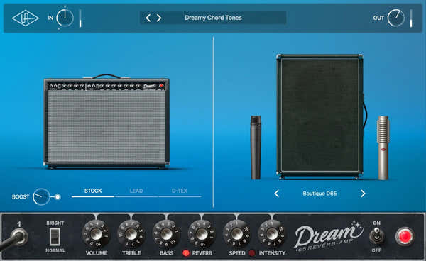 UAD Dream 65 Amplificador de reverberação