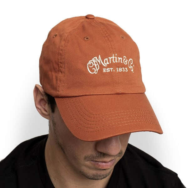 cap orange logo cf martin