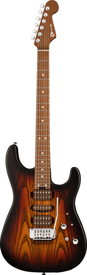 SD24 San Dimas Pro-Mod Signature Guthrie Govan MN Mij Sunburst de três tons