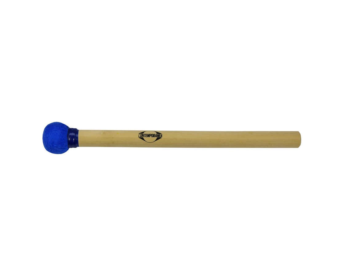 C-BS08 Maçaneta De Surdo Madeira Azul Cabeça Pequena 35Cm