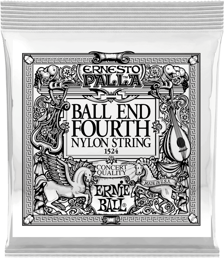 GOLD 4TH ERNESTO PALLA NYLON BALL END CLASSICAL GUITAR STRINGS