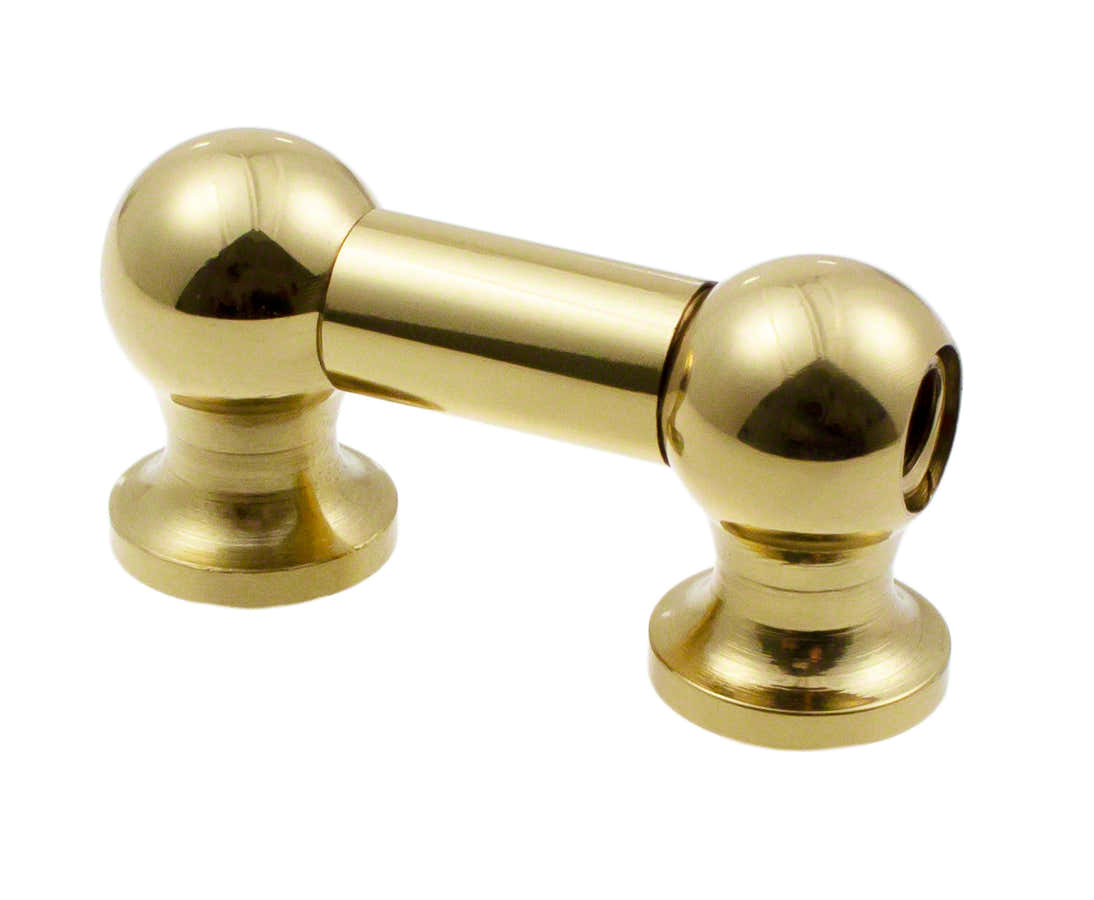TL1D25-BR Caneco Tubular - 25mm - Latão - De Dois Tirantes (X1)
