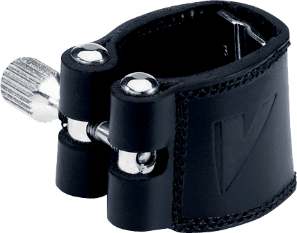 LEATHER Bb LIGATURE WITH PLASTIC CAP - LC21P