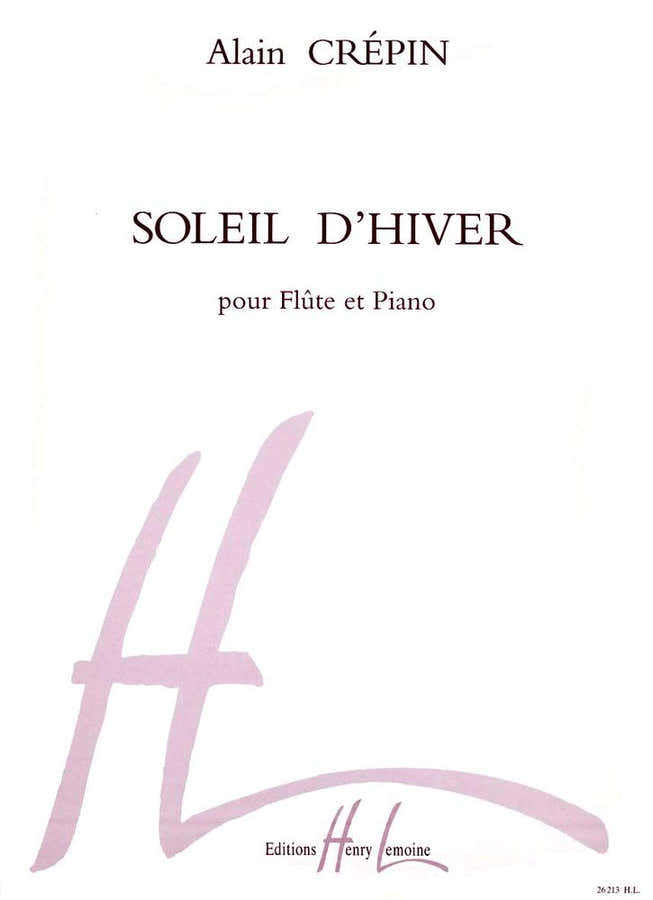 Crepin Alain - Soleil D'Hiver - Flute Piano