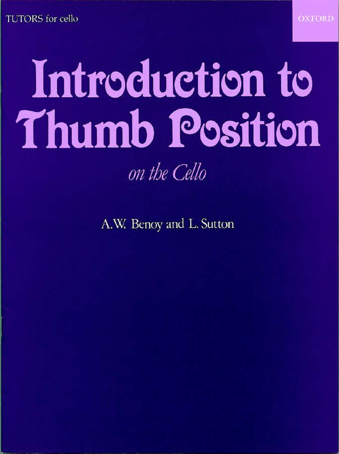 Benoy A.w. / Sutton L. - Introduction To Thumb Position - Violoncelle
