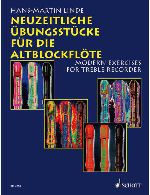 LINDE H.M. - MODERN EXERCISES FOR TREBLE RECORDER - TREBLE RECORDER
