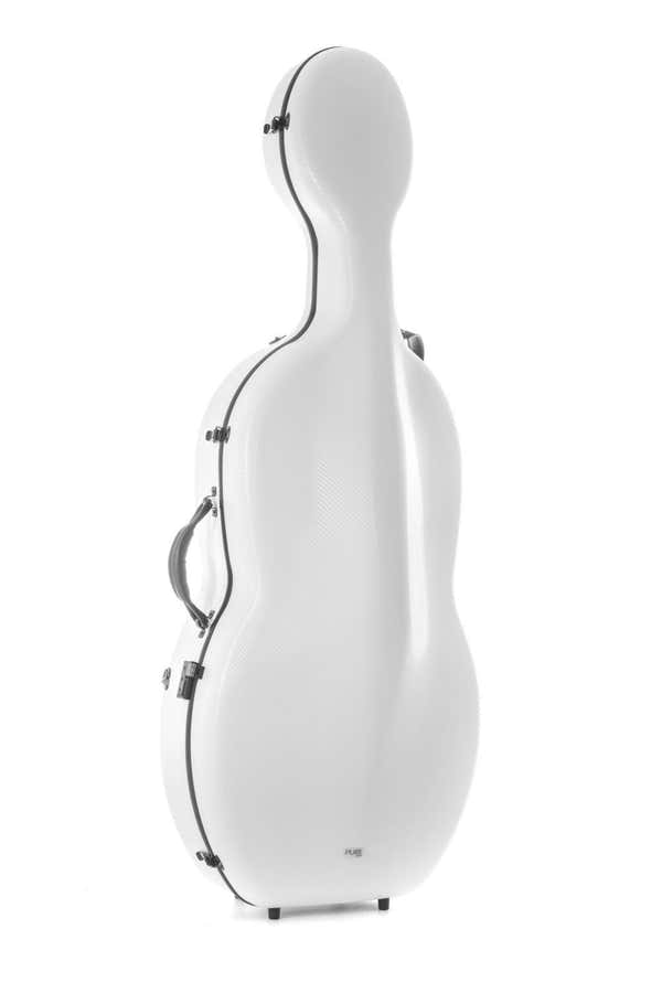 4/4 WHITE CELLO CASE POLYCARBONAT 4.6