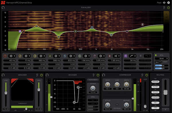 Harrison MPC Canal de processamento
