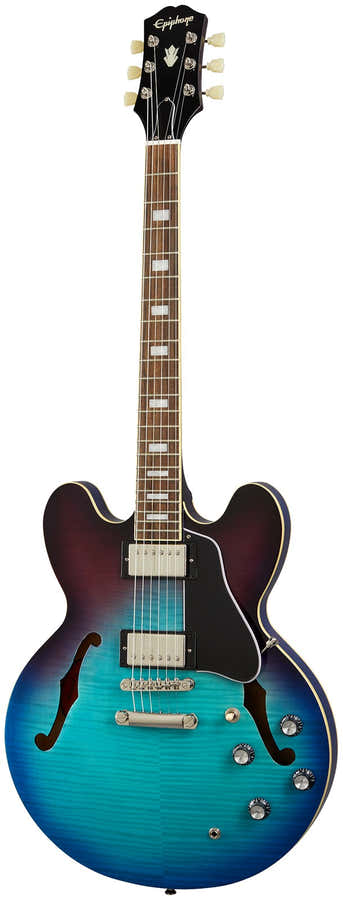 ES-335 Flamejado Degradé Mirtilo IBG
