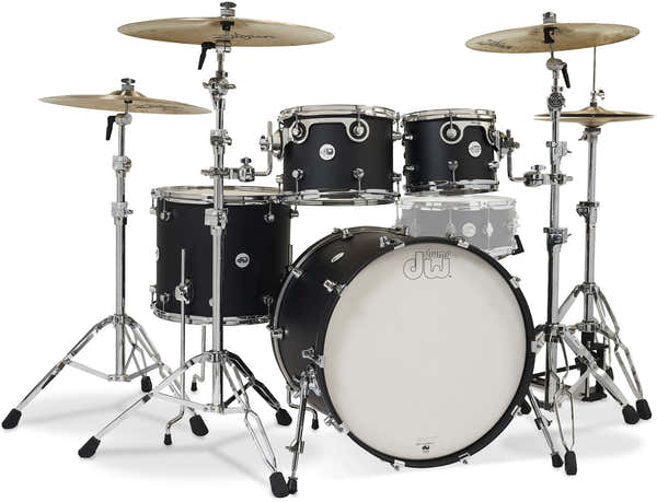 DW Drum Workshop DW Design stage 22" 4 Cascos Preto Acetinado