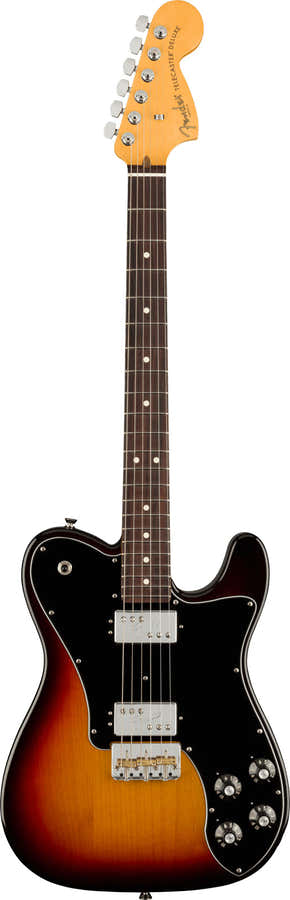 Telecaster Deluxe American Professional II Rw Sunburst de 3 cores