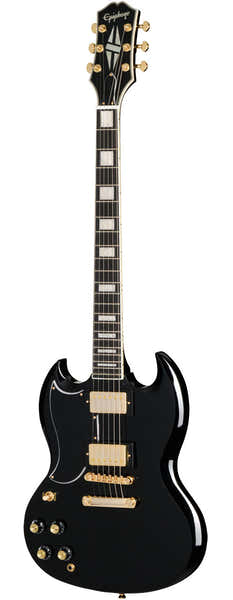 Epiphone SG Custom LH Ébano IBGM