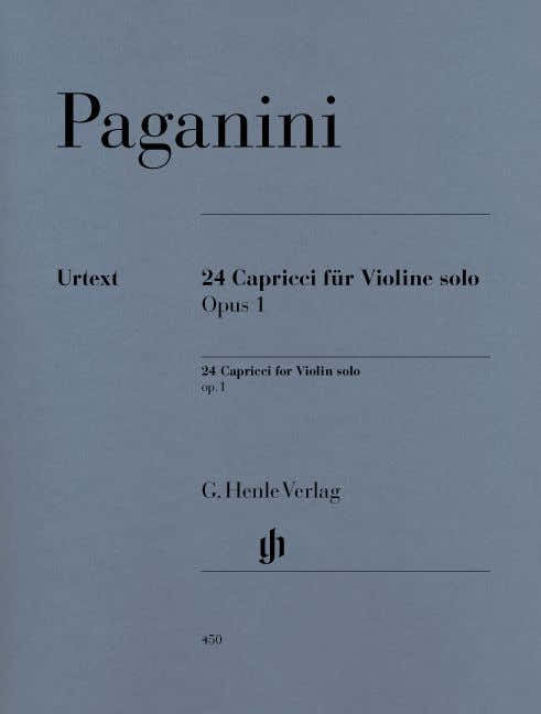 Paganini N. - 24 Capricci Op. 1 (notated And Annotated Version)