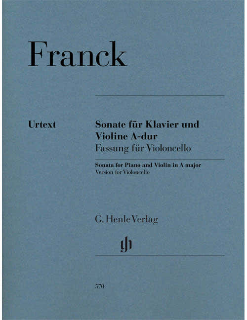Franck C. - Violin Sonata - Version For Violoncello