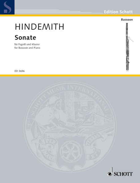 Hindemith Paul - Bassoon Sonata - Bassoon And Piano