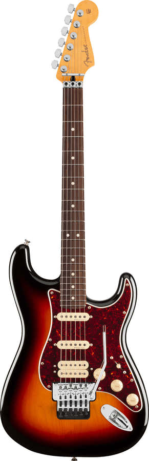 Stratocaster Player II Modified HSS Floyd Rose RW Sunburst de 3 tons