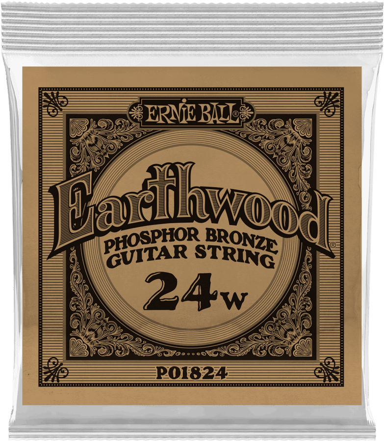 .024 EARTHWOOD PHOSPHOR BRONZE ACOUSTIC GUITAR STRINGS