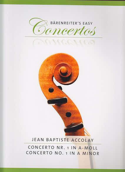 ACCOLAY JEAN BAPTISTE - CONCERTO N°1 IN A-MOLL
