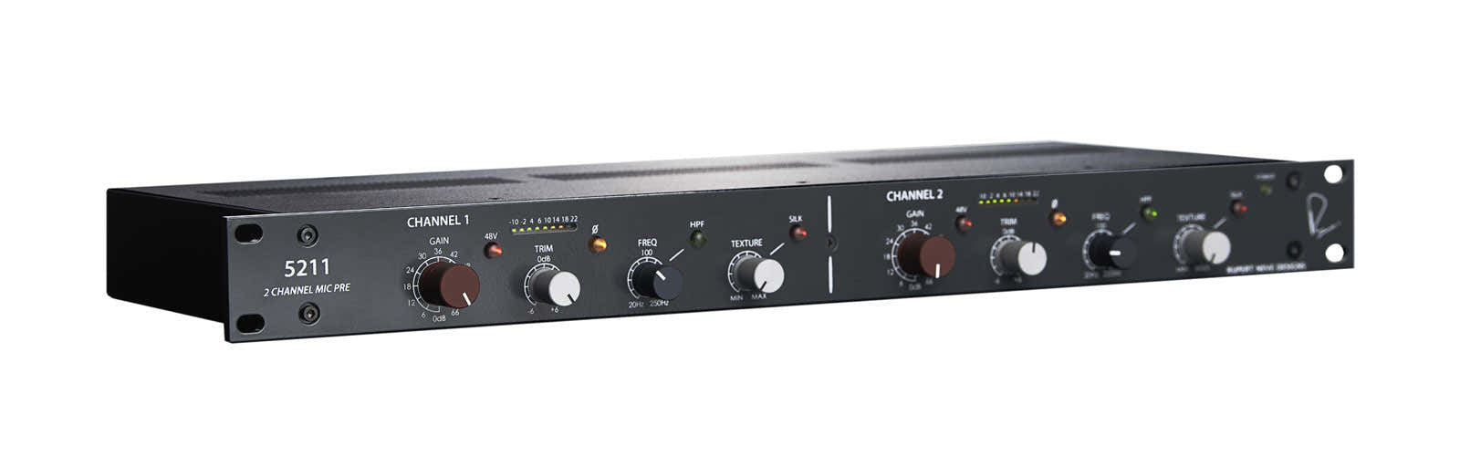 5211 Pré-amplificador de microfone de 2 canais