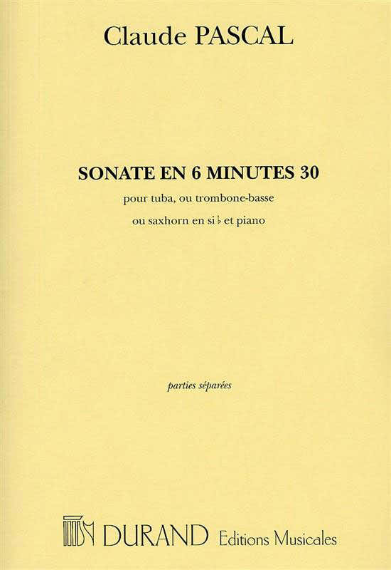 PASCAL C. - SONATE EN 6 MINUTES 30 - TUBA ET PIANO
